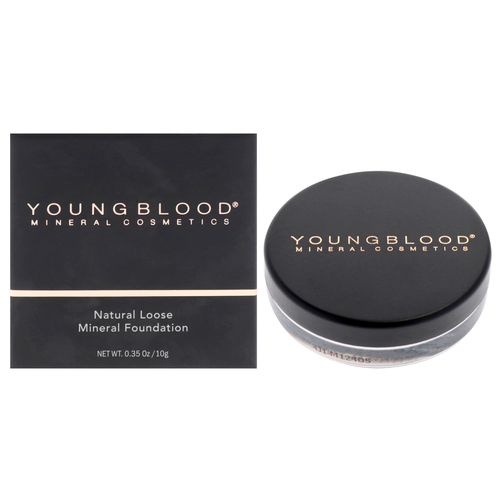 Natural Loose Mineral Foundation - Rose Beige by Youngblood 0.35 oz Foundation